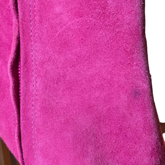 Sam Edelman Irie Suede Booties Pink Zip Size 6 M - Picture 7 of 8